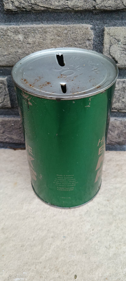 ESSO HDX PLUS oil can