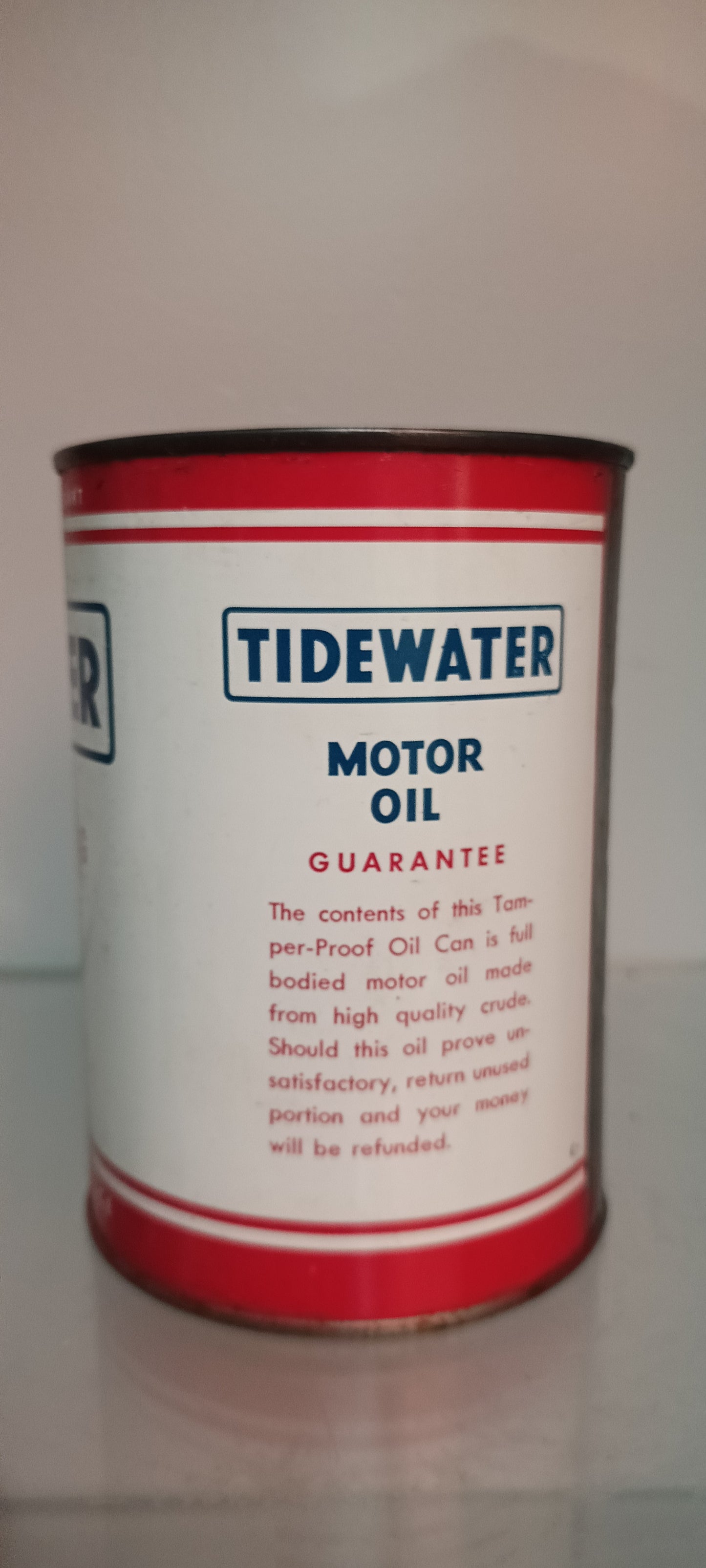 1 Quart TIDEWATER motor oil