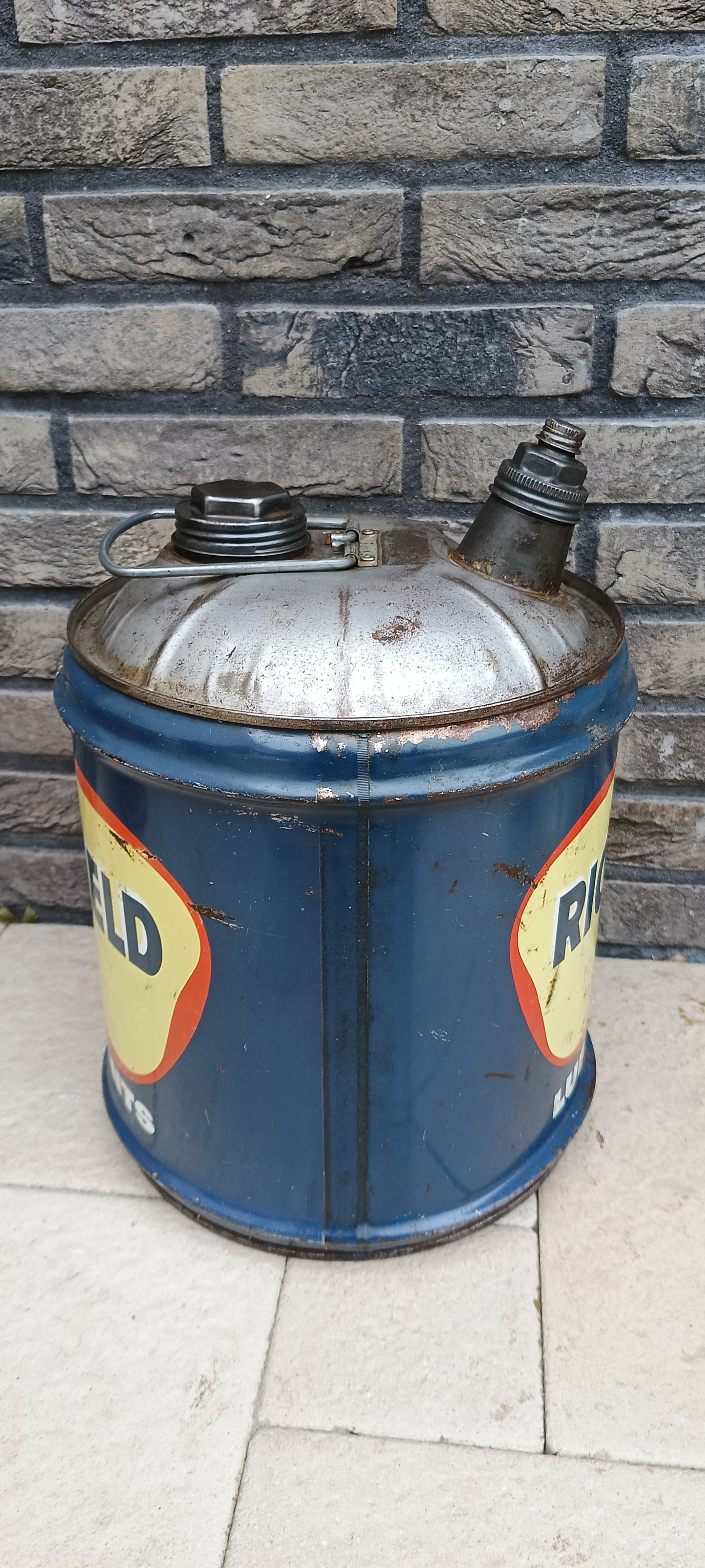 5 gallon RICHFIELD olie blik